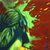 'Green Woman' - Multicolored Expressionist Painting of a Nude Woman (image 2b) thumbail