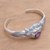 Amethyst cuff bracelet, 'Gemstone Monkey' - 4.5-Carat Amethyst Monkey Cuff Bracelet from Bali (image 2c) thumbail