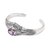 Amethyst cuff bracelet, 'Gemstone Monkey' - 4.5-Carat Amethyst Monkey Cuff Bracelet from Bali (image 2d) thumbail