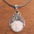 Citrine pendant necklace, 'Keeper of Elegance' - Handcrafted Citrine Pendant Necklace from Bali thumbail
