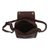 Leather sling, 'Ngayogyakarta Mahogany' - Handmade Leather Sling in Solid Mahogany from Bali (image 2g) thumbail