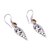 Citrine dangle earrings, 'Brightest Beauty' - Floral Drop Citrine Dangle Earrings Crafted in Bali (image 2c) thumbail