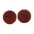Wood stud earrings, 'Fascinating Stars' (large) - Star Motif Sawo Wood Stud Earrings from Bali (Large) (image 2d) thumbail