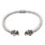 Sterling silver cuff bracelet, 'Elephant of Bali' - Sterling Silver Elephant Cuff Bracelet from Bali (image 2a) thumbail