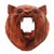 Wood mask, 'Courageous Lion' - Hand Carved Suar Wood Lion Wall Mask from Bali (image 2b) thumbail