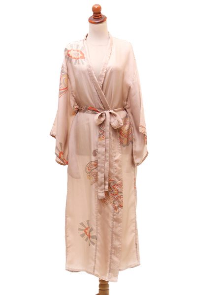 Silk robe, Sunrise Scenery