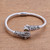 Citrine cuff bracelet, 'Dragonfly Intrigue' - Dragonfly Citrine Cuff Bracelet from Bali thumbail