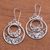 Blue topaz and citrine dangle earrings, 'Elegant Horizon' - Blue Topaz and Citrine Dangle Earrings from Bali thumbail