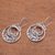 Blue topaz and citrine dangle earrings, 'Elegant Horizon' - Blue Topaz and Citrine Dangle Earrings from Bali (image 2b) thumbail