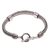 Gold accented sterling silver chain bracelet, 'Queen of Dragons' - 18k Gold Accented Sterling Silver Naga Chain Bracelet (image 2d) thumbail