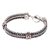 Gold accented sterling silver chain bracelet, 'Bold Royal' - 18k Gold Accented Sterling Silver Chain Bracelet from Bali (image 2c) thumbail