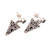 Sterling silver dangle earrings, 'Traditional Cones' - Conical Sterling Silver Dangle Earrings from Bali (image 2c) thumbail