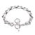 Sterling silver link bracelet, 'Bamboo Root' - Bamboo-Themed Sterling Silver Link Bracelet from Bali (image 2c) thumbail