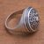 Sterling silver cocktail ring, 'Heritage Beauty' - Curl Pattern Sterling Silver Cocktail Ring from Bali (image 2b) thumbail