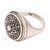 Sterling silver cocktail ring, 'Heritage Beauty' - Curl Pattern Sterling Silver Cocktail Ring from Bali (image 2d) thumbail