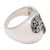 Sterling silver cocktail ring, 'Possessing Excellence' - Curl Pattern Modern Sterling Silver Cocktail Ring from Bali (image 2e) thumbail