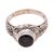 Garnet single-stone ring, 'Exposed Sparkle' - 2.5-Carat Garnet Single-Stone Ring from Bali (image 2a) thumbail
