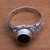 Garnet single-stone ring, 'Exposed Sparkle' - 2.5-Carat Garnet Single-Stone Ring from Bali (image 2d) thumbail