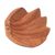 Suar wood catchall, 'Secure' (11.5 inch) - Hand Carved Suar Wood Clam Shell Motif Catchall from Bali thumbail