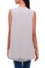 Rayon vest, 'Garden's Glory in Beige' - Floral Embroidered Rayon Vest in Beige from Bali (image 2d) thumbail