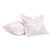 Cotton cushion covers, 'Big Windmill' (pair) - Spiral Pattern White Cotton Cushion Covers from Bali (Pair) (image 2b) thumbail