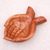 Wood catchall, 'Giving Alms' - Suar Wood Hand Catchall Crafted in Indonesia (image 2c) thumbail
