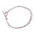 Sterling silver pendant bracelet, 'Curved Pillar' - Curl Pattern Sterling Silver Pendant Bracelet from Bali (image 2c) thumbail