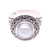 Cultured pearl cocktail ring, 'Precious Swirls' - Swirl Pattern Cultured Pearl Cocktail Ring from Bali (image 2d) thumbail