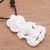 Bone pendant necklace, 'Mythical Spirit' - Spirit-Themed Bone Pendant Necklace Crafted in Bali (image 2b) thumbail