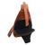Leather backpack sling, 'Easy Traveling' - Solid Burnt Sienna Leather Backpack Sling from Bali (image 2d) thumbail
