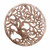 Wood relief panel, 'Snowy Tree' - Whitewashed Wood Tree Relief Panel Crafted in Bali (image 2c) thumbail