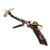 Brass sculpture, 'The Hunt' - Frog and Dragonfly-Themed Antiqued Brass Sculpture from Bali (image 2e) thumbail