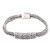 Sterling silver pendant bracelet, 'Elegant Panel' - Openwork Pattern Sterling Silver Pendant Bracelet from Bali (image 2a) thumbail