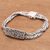 Sterling silver pendant bracelet, 'Elegant Panel' - Openwork Pattern Sterling Silver Pendant Bracelet from Bali (image 2b) thumbail
