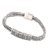 Sterling silver pendant bracelet, 'Elegant Panel' - Openwork Pattern Sterling Silver Pendant Bracelet from Bali (image 2d) thumbail