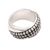 Sterling silver band ring, 'Fantastic Dots' - Dot Pattern Sterling Silver Band Ring from Bali (image 2e) thumbail