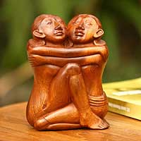 Wood sculpture Yogi Romance Indonesia