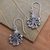 Sterling silver dangle earrings, 'Octopus Alive' - Sterling Silver Octopus Motif Earrings thumbail