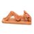Wood sculpture, 'Matsayana Pose' - Matsayana Yoga Pose Wood Sculpture (image 2c) thumbail