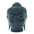 Bronze statuette, 'Buddha's Head in Green' - Green Patina Bronze Buddha Head Statuette (image 2a) thumbail