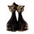 Bronze statuette, 'Cat Couple' - Romantic Bronze Statuette of Two Cats (image 2a) thumbail