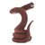 Wood sculpture, 'Advancing Snake' - Detailed Wood Snake Sculpture from Bali (image 2a) thumbail