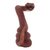 Wood sculpture, 'Advancing Snake' - Detailed Wood Snake Sculpture from Bali (image 2b) thumbail
