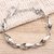 Sterling silver link bracelet, 'Bamboo Connection' - Bamboo Motif Sterling Silver Link Bracelet (image 2b) thumbail