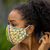Cotton face masks, 'Island Melody' (pair) - Cotton Batik Print Contoured Nose Clip Face Masks from Bali (image 2b) thumbail