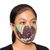 Cotton face masks, 'Island Melody' (pair) - Cotton Batik Print Contoured Nose Clip Face Masks from Bali (image 2f) thumbail