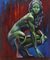 'Emancipation' - Original Oil and Acrylic Female Nude Portrait thumbail