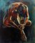 'Contemplating for a Living' - Original Javanese Artistic Nude Painting in Oil and Acrylic thumbail