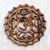 Wood relief panel, 'Prayer of Ong-Kara' - Wood Wall Relief Panel Hand Carved Om thumbail