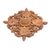 Wood relief panel, 'Turtle Compass' - Wood Relief Panel Sea Turtles and Lotus Blossoms (image 2c) thumbail